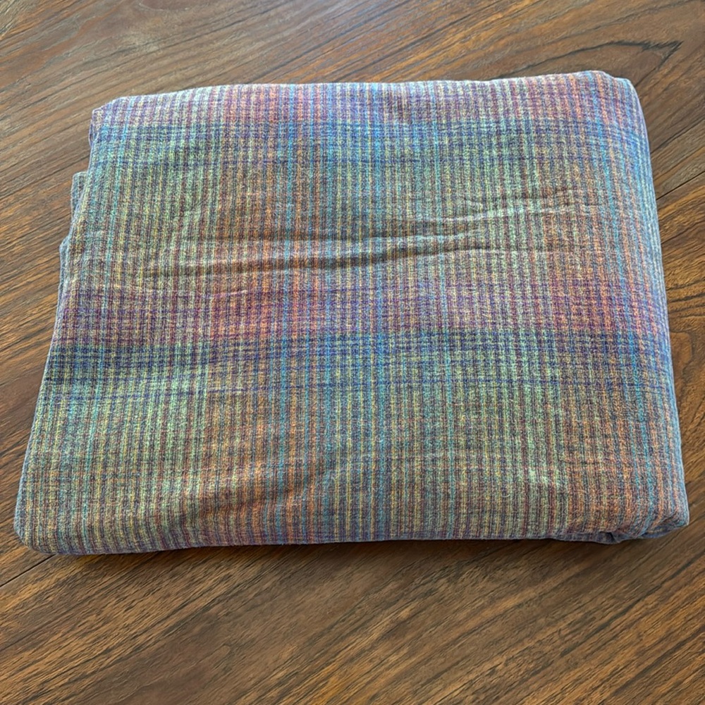 The Company Store FULL Flannel Duvet Cover MADE IN PORTUGAL
